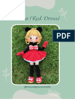 Moonlight CrochetSakura Red Dress