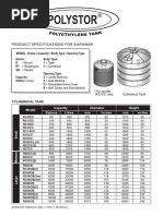 Water Storage - POLYSTOR PE Water Tank SWK - Specification 20220630