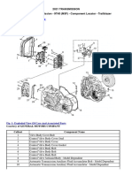 TRANSMISSION Automatic Transmission - 9T45 (M3F) - Component Locator - Trailblazer