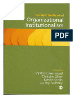 (L) Greenwood Et Al - 2008 - The Sage Handbook of Organizational Institutionalism