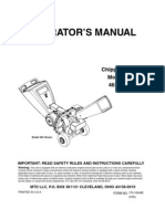 MTD 24A 465A000 Chipper