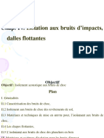 IV. Isolation Aux Bruits D'impacts, Dalle Flottante