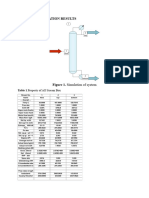 Chemcad Simulation Results