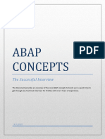 ABAP Trainer's Document