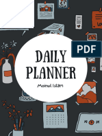 Daily Planner: Moinul Islam