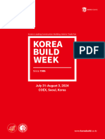 KOREA BUILD WEEK (COEX) 2024 - Brochure