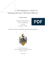 AI Driven VNF Splitting in O RAN For Enhancin Esmaeil Amiri