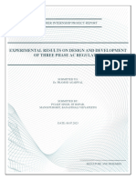 Design and Development of 3 Phase Ac Regulator