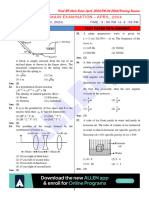 0804 Physics Paper With Ans Evening