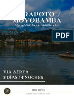 Tarapoto - Moyobamba Con Noche en Laguna Azul 5D4N - Colegios