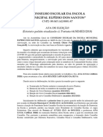 Eleição e Posse - 2020-2022 - MODELO - EXONERAÇÃO e RENÚNCIA - NOVO MANDATO