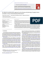 Bi-Objective Optimization Approach To The Design and Planning of Supply Chains