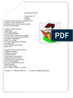 Exercícios Frase-Oração-Período - 7 Ano 2