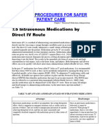 CLINICAL PROCEDURES FOR SAFER PATIENT CARE IV Meds