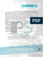 EP-C 40 R: Properties Unit Typical Value Test Method