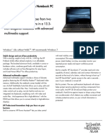 HPPro Book 4320 S Datasheet