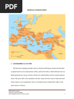 1 - Roman Civilization - Factors