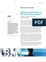 Digital Transformation in The Automotive Industry