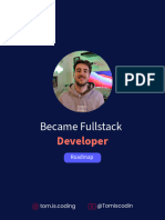 Fullstack Web Developer Roadmap