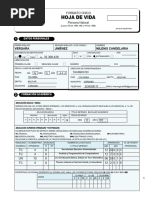 Formato Unico de Hoja de Vida DAFP Tolima