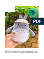 Amigurumi Mon Voisin Totoro Modele PDF Gratuit