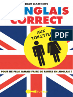 L'anglais Correct Aux Toilettes