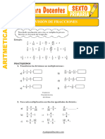 Division de Fracciones 6to