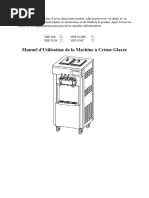 Manuel D'utilisation de La Machine À Crème Glacée