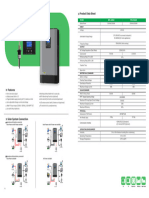 MPS H Series 3 5kw 5.5kw Off Grid Solar Inverter With 110A M