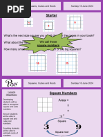 2.4 Squares and Square Roots 2.5 More Powers and Roots 2.6 Calculations