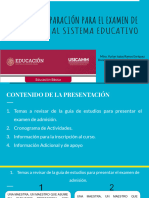 Información Del Curso de Admisión Docente 2022.