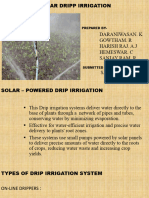 Solar Dripp Irrigation