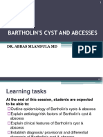 AP Obgy Session 4 Bartholin's Cyst & Abscess