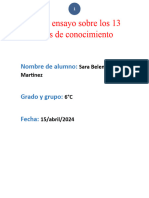 Micro Ensayo Sobre Los 13 Tipos de Conocimiento 2