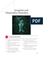 Somatic Symptom and Dissociative Disorders: Learning Objectives