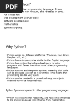 Python Notes