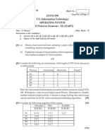 Operating System Sem II Pattern 2012 Ex. May 2017