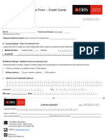 Bajaj DBS SuperCard Branch Customer Request Form