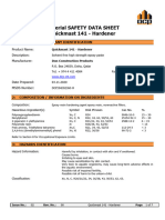 Quickmast 141 - Hardener - MSDS