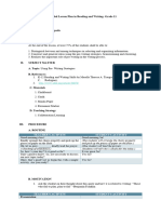 (ENGL 4) A Detailed Lesson Plan in Reading and Writing - Cepeda, Karl Gino P. - 112241