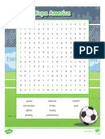 Color Copa America Word Search