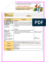 2º U4 S1 Sesion D3 Fisica Demostramos Habilidades Transportando El Balon