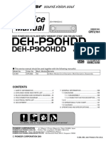 Service Manual: Deh-P90Hdd