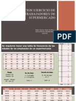 Exposicion Ejercicio de Trabajadores de Supermercado