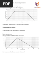 Distance Time Graphs