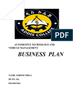 Ethio-Hydrogen Motors BUSINESS PLAN