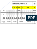 Qms Assessment Schedule 2024