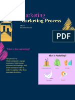 Definition of Marketing and The Marketing Process