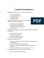 35 Basic Accounting Test Questions