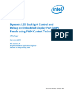 Dynamic Led Backlight Control Debug Edp Panels